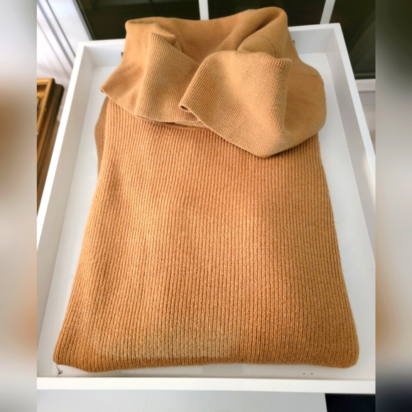 French Connection Ribbed Cowlneck Sweater in Winter White, Size XS NEW w/Tag